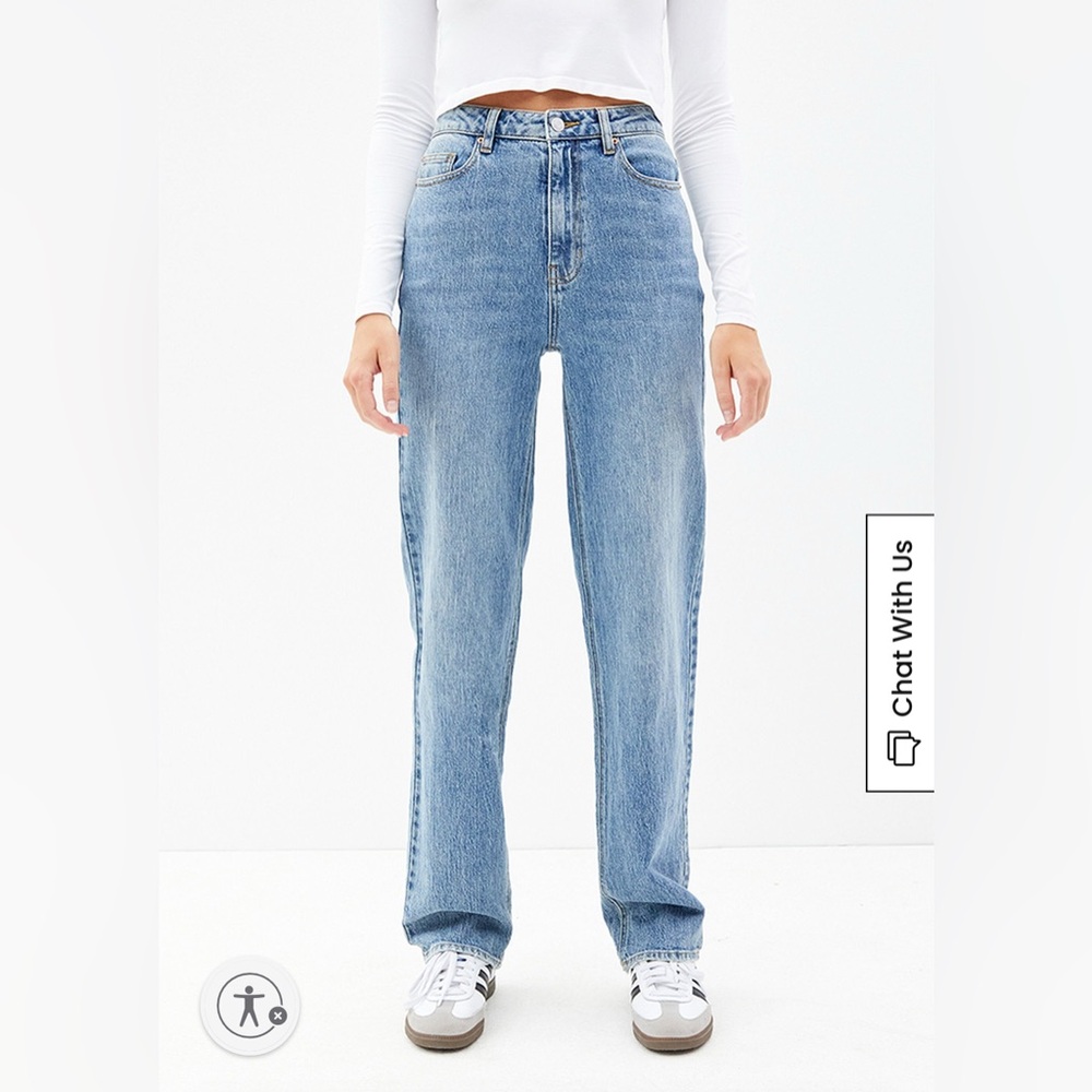 Pacsun Dad Jean, size 23 - high waisted straight leg jeans